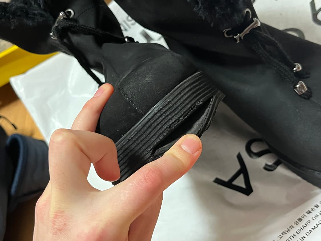 기호 부츠 블랙 235 상품이미지7