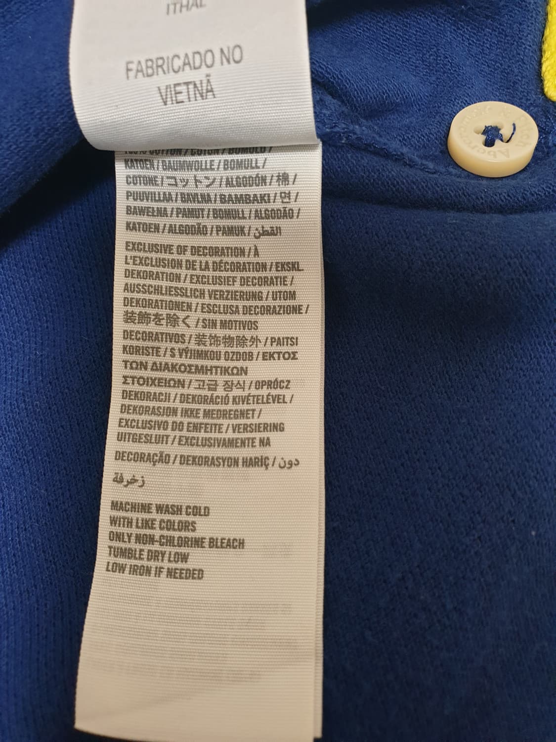 [남성] 아베크롬비앤피치 정품 네이비 반팔 카라티 상품이미지6