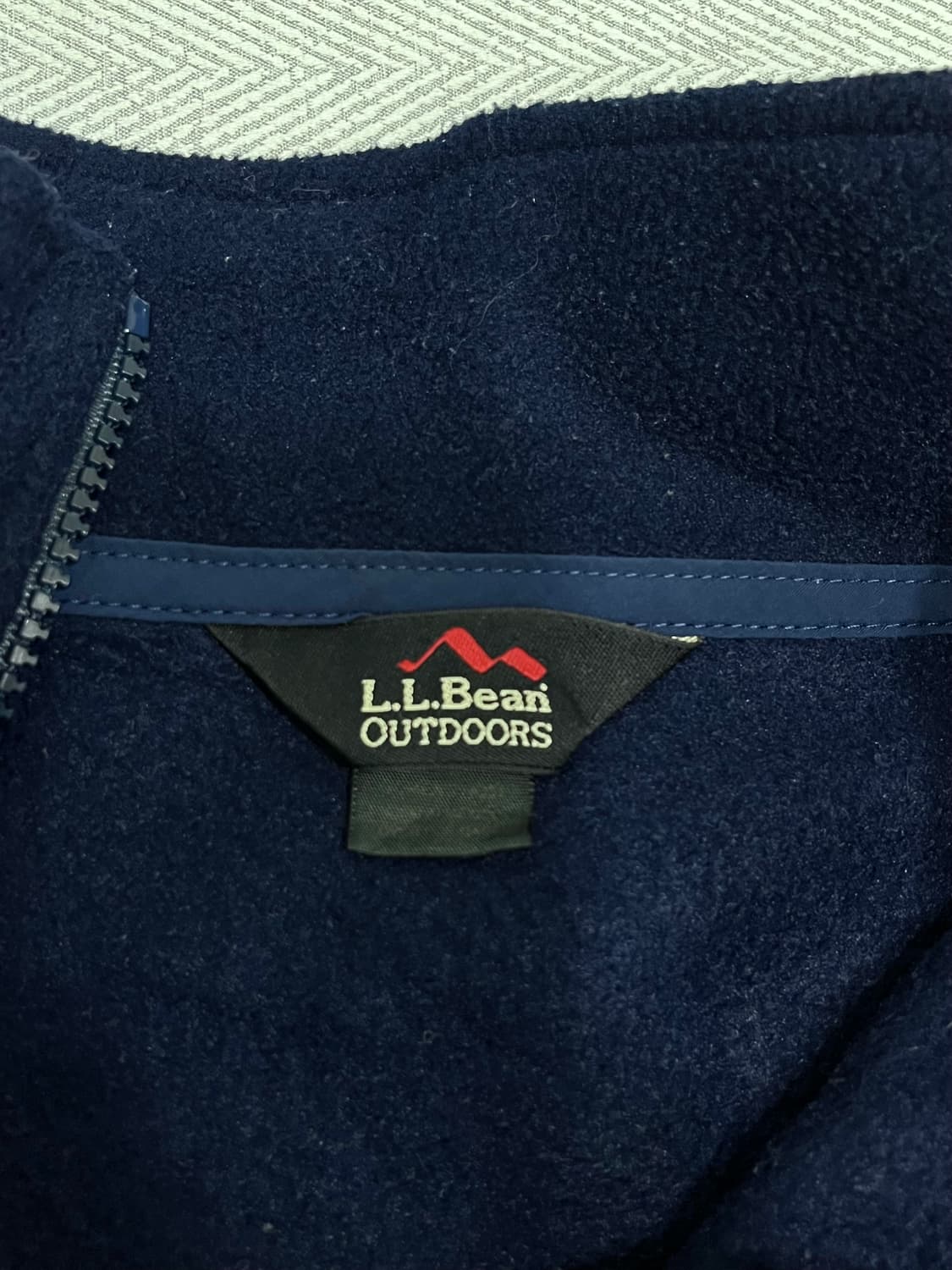 L.L.Bean 엘엘빈 네이비 하프집업 플리스 M 상품이미지5