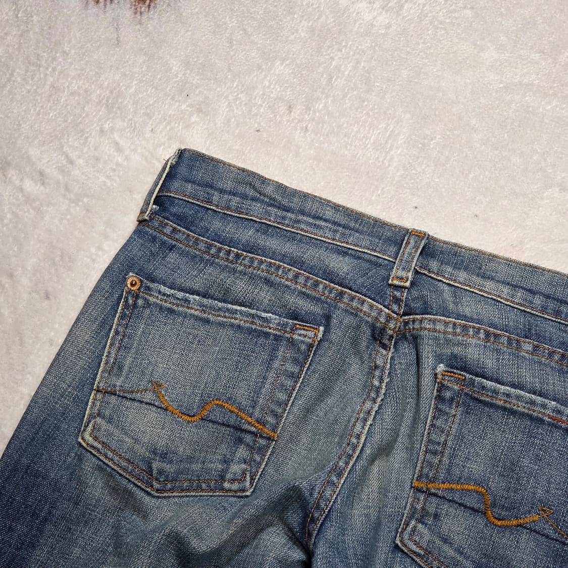 빈티지 뒷자수 워싱 부츠컷 데님팬츠 상품이미지2