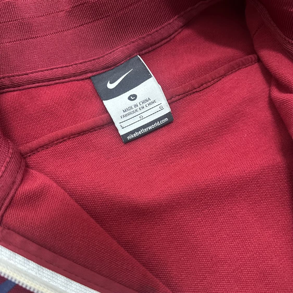 NIKE 나이키 바르셀로나 FC 여성 트랙 자켓 져지 버건디 L 상품이미지4