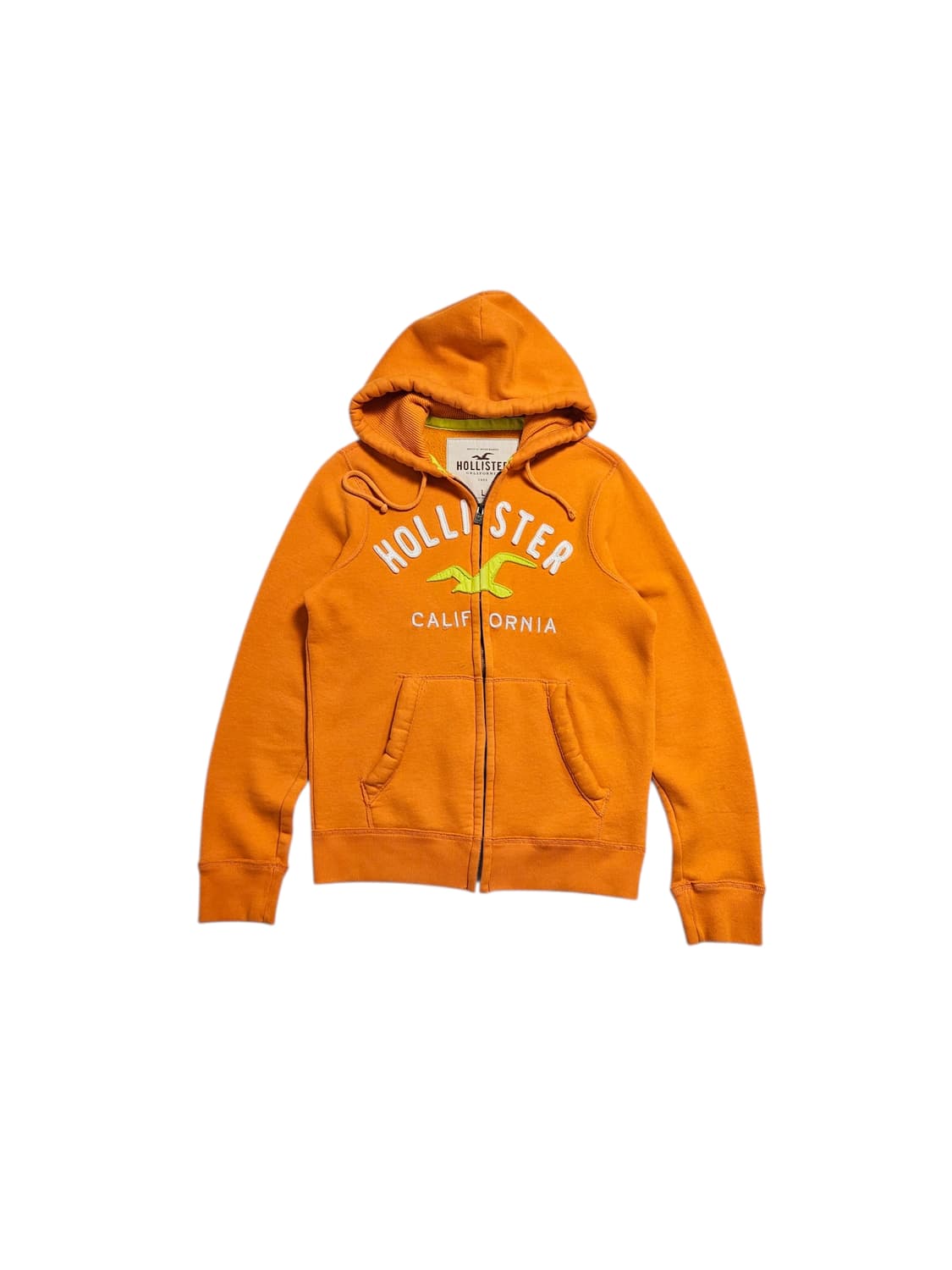 홀리스터 자수 로고 후드 집업 상품이미지1
