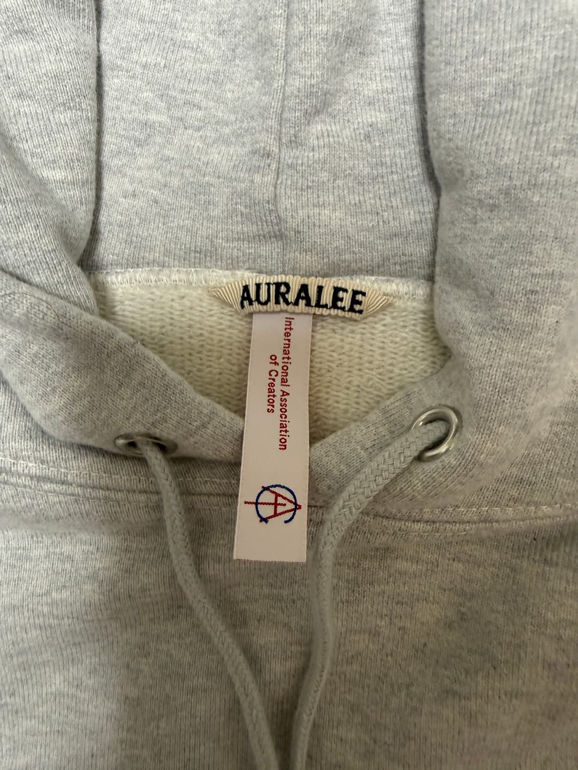 auralee 오라리 그레이 후드 스웻 팝니다 상품이미지3