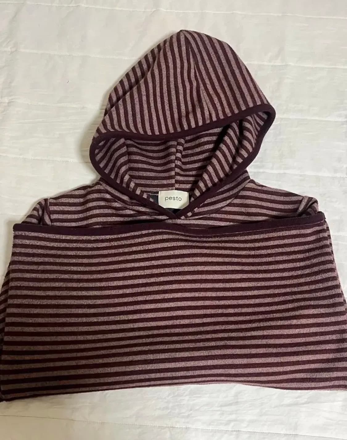 페스토 후디드 탑 와인 상품이미지3