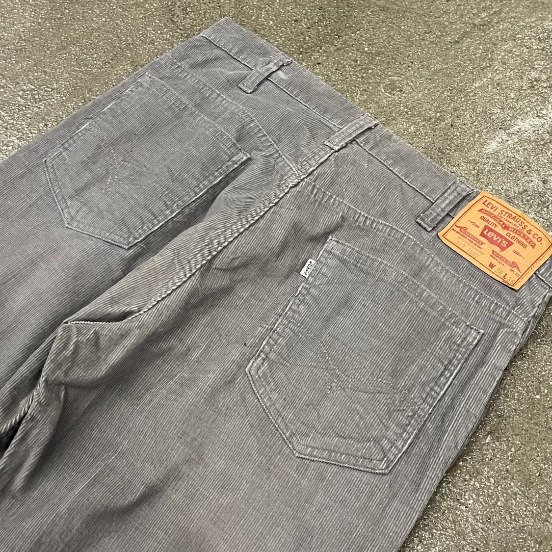 80s 리바이스517 코듀로이 부츠컷 (35“) 상품이미지3