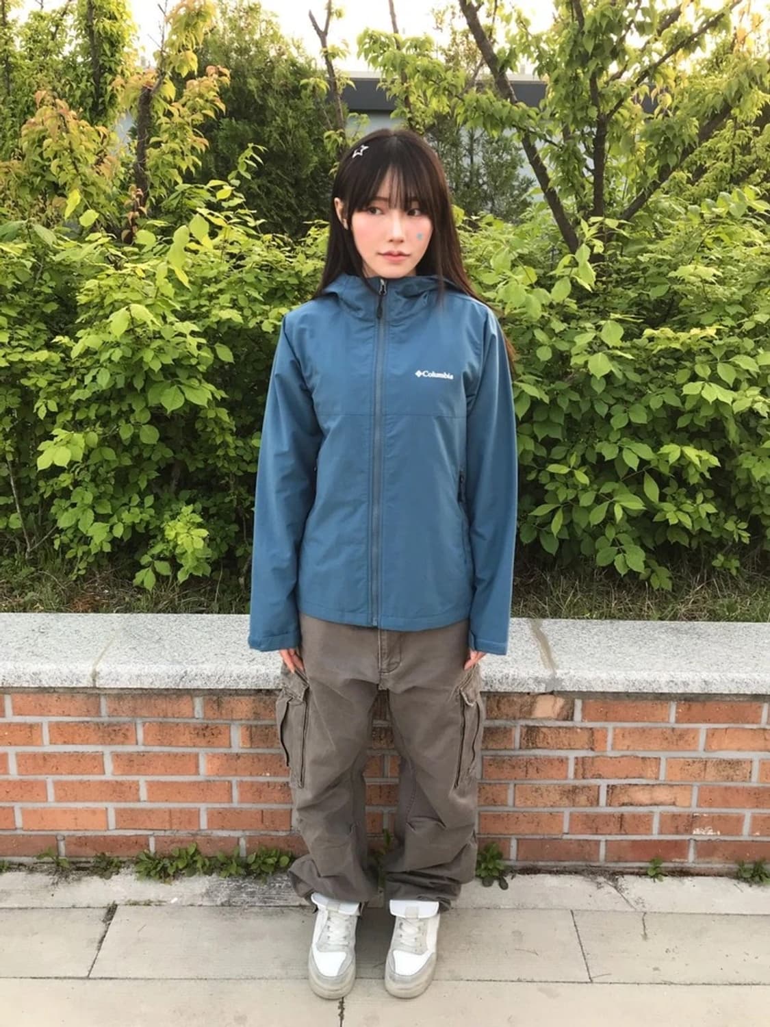 Columbia Sky Blue Windbreaker 상품이미지1