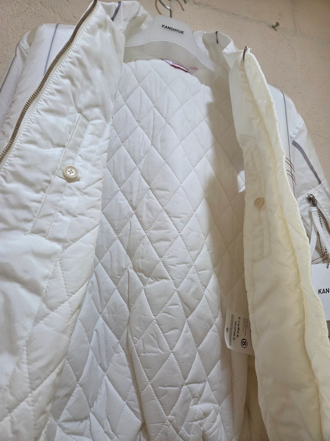 강혁 에어백 봄버 자켓 S사이즈 새상품 상품이미지3