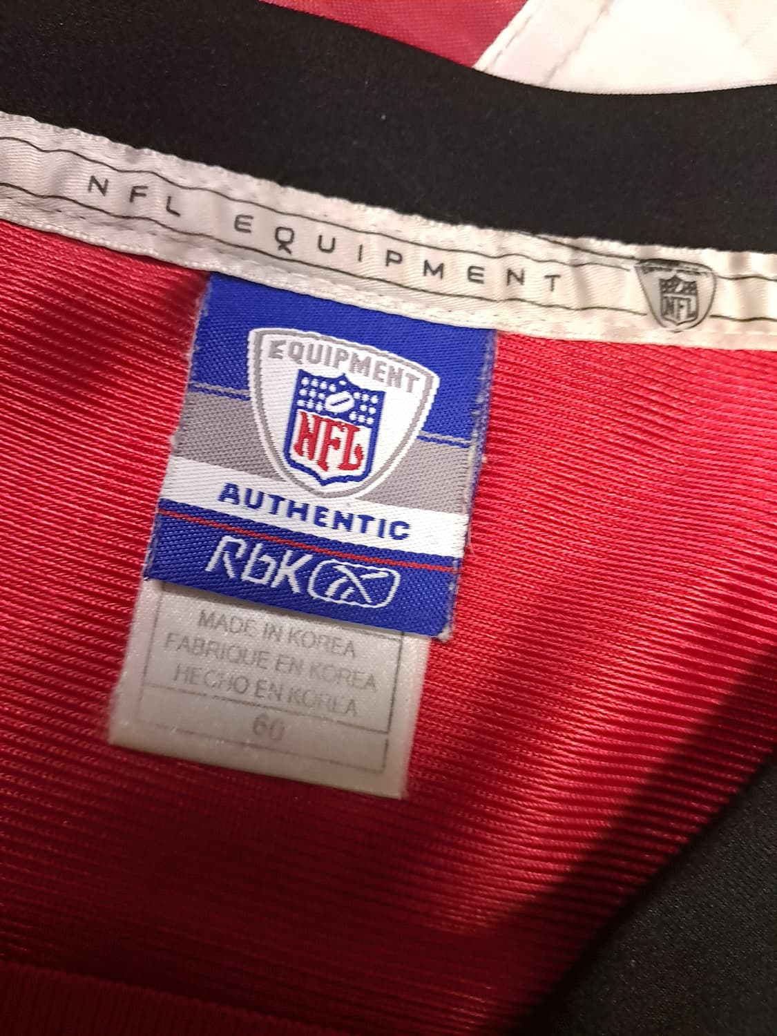 오리지날 90's 리복 X NFL 미식축구져지 상품이미지3