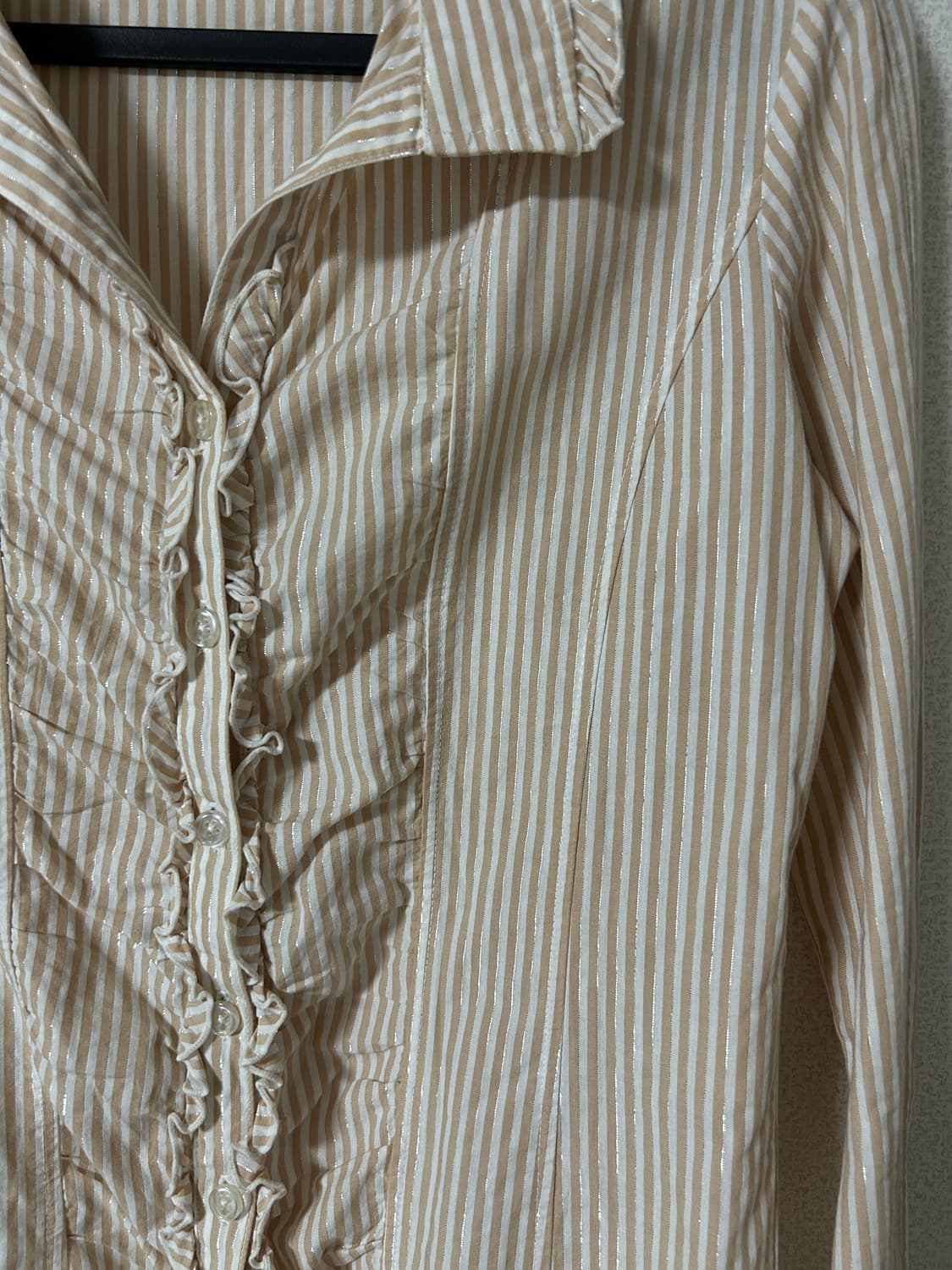 frill glitter shirt 상품이미지4