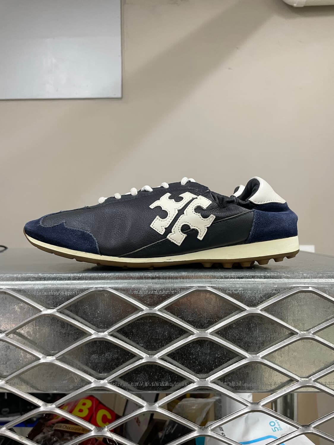 토리버치 레더 스웨이드 스니커즈 8M (gr-4695) 상품이미지1