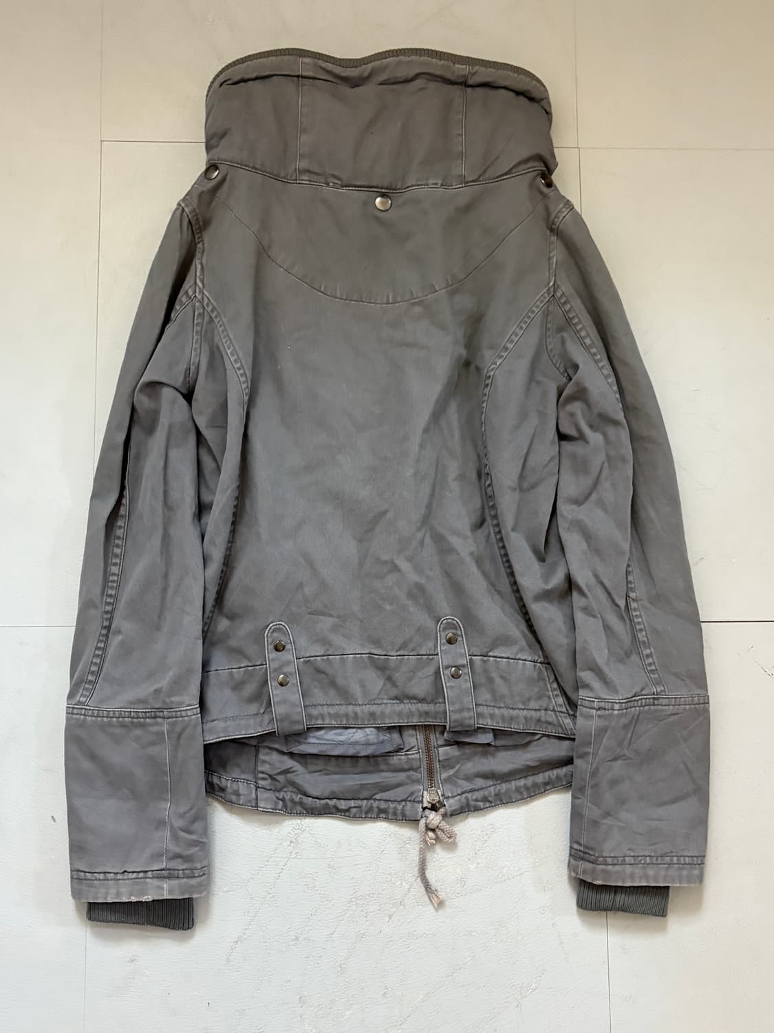 • grey high-neck 2way jacket  상품이미지9