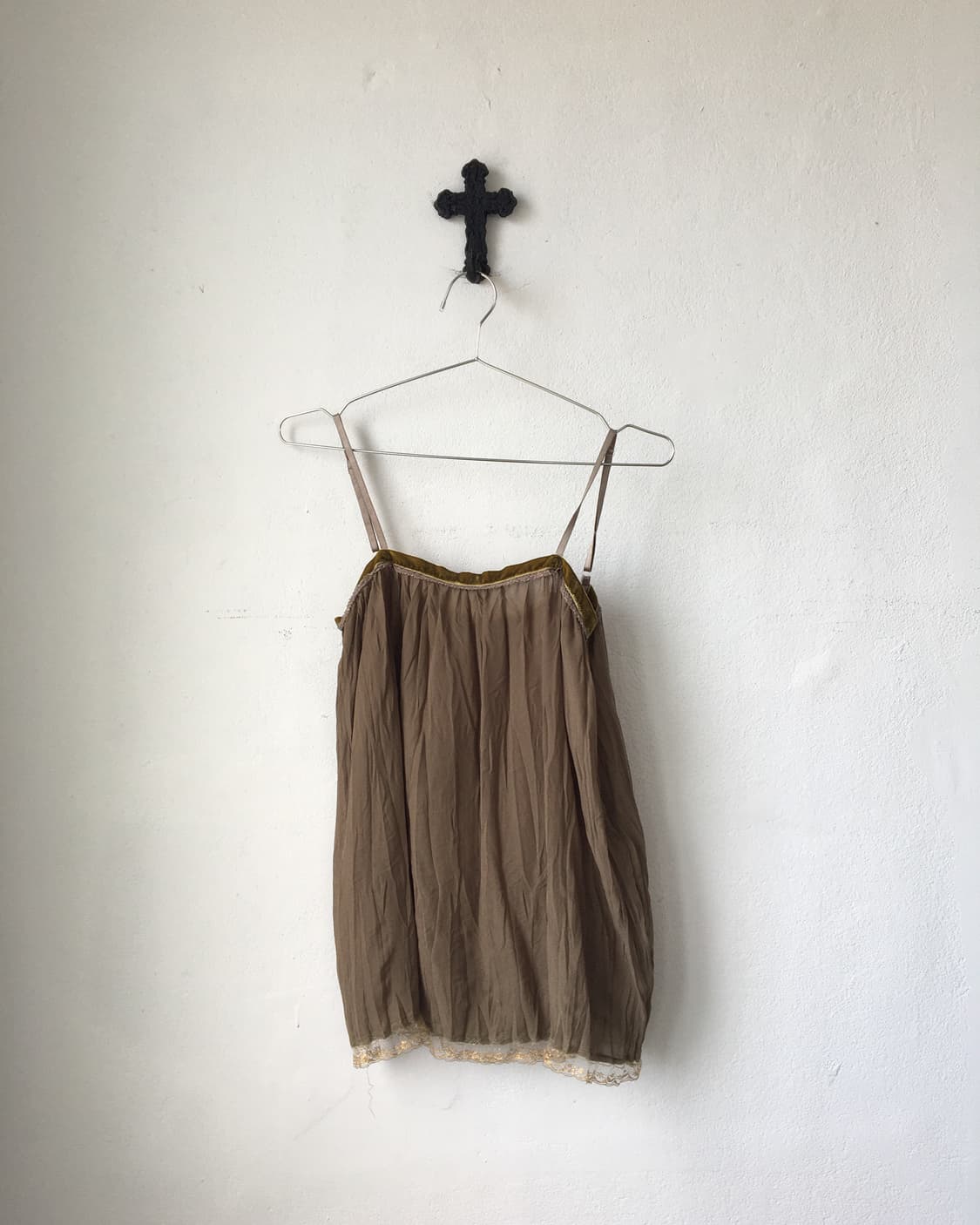 lace trimming sleeveless 상품이미지2