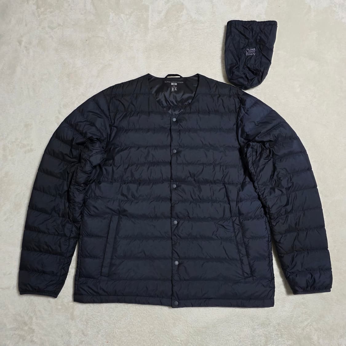 (XL)유니클로 울트라라이트 다운 패딩 점퍼 네이비 상품이미지1