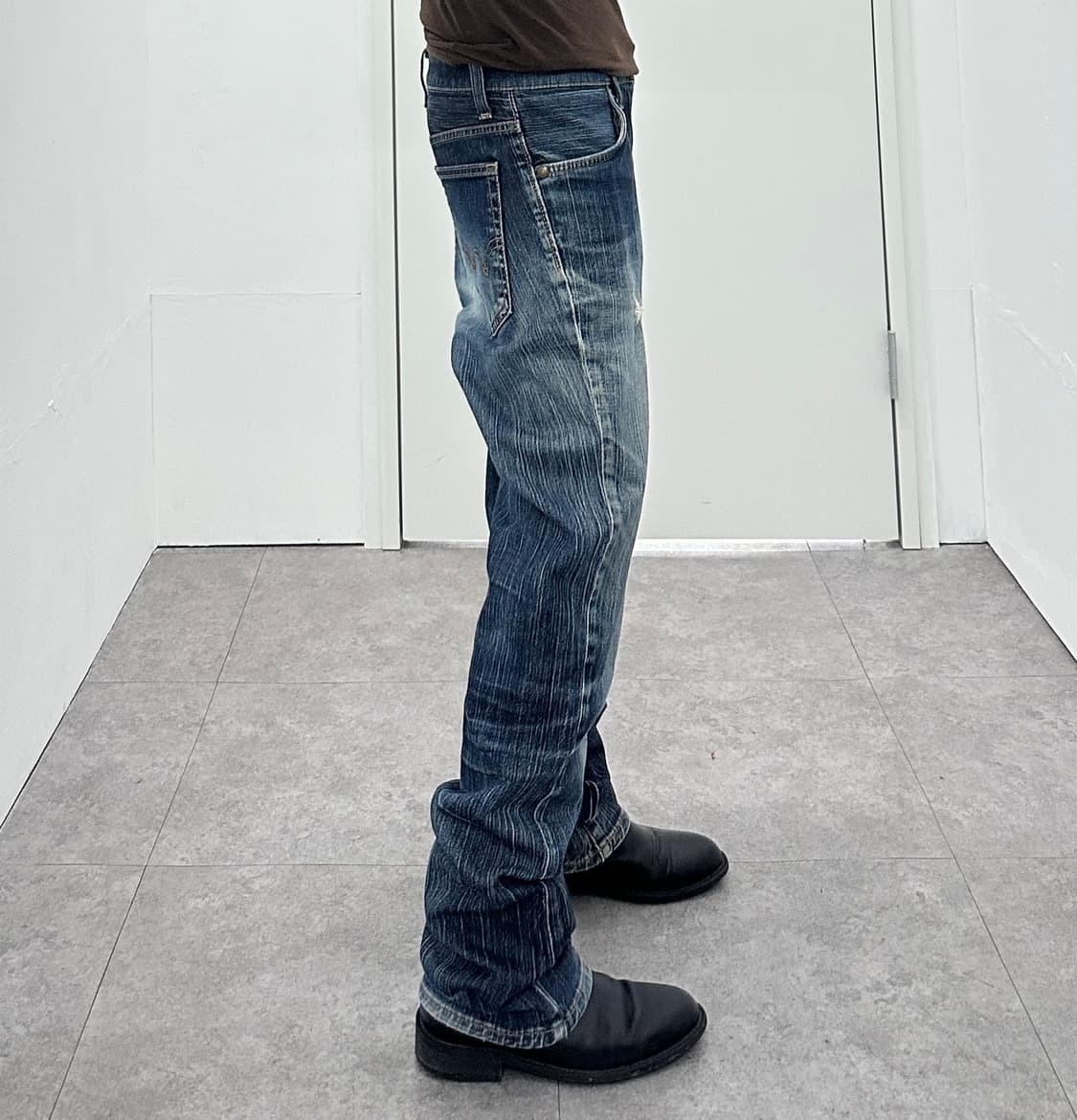 EDWIN fade lines denim jeans 상품이미지2