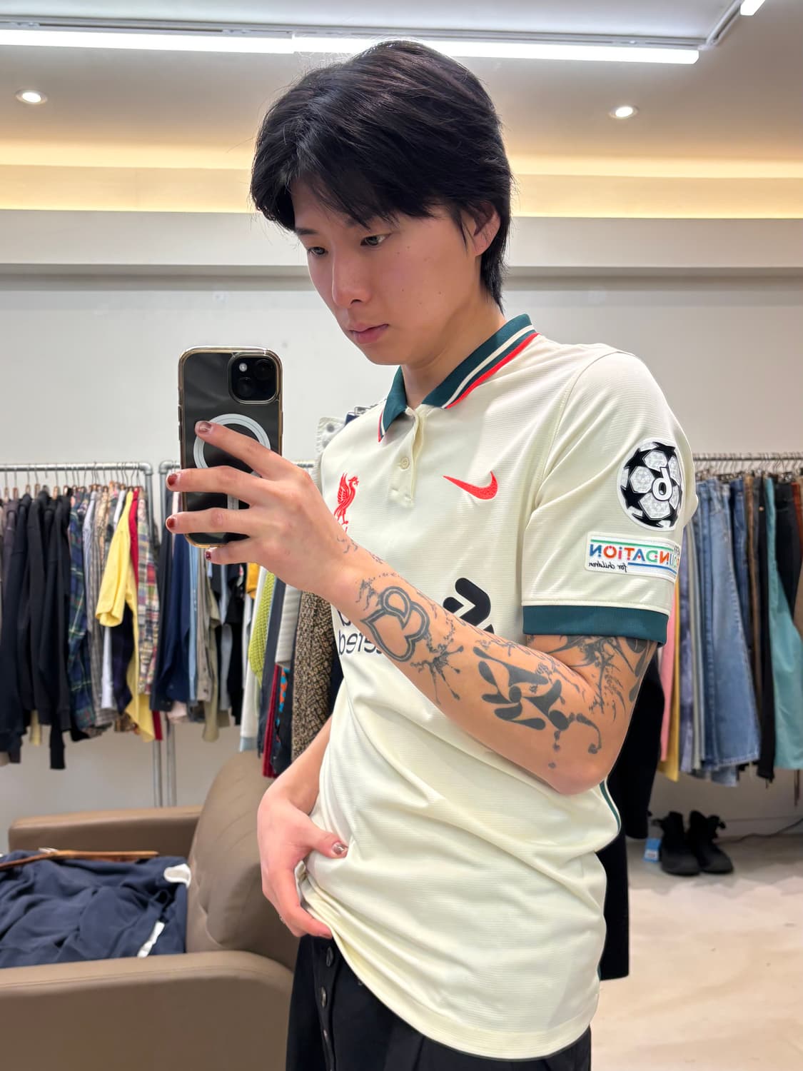 나이키 리버풀 모하메드 살라 21 써드 스타디움 반팔저지 상품이미지7