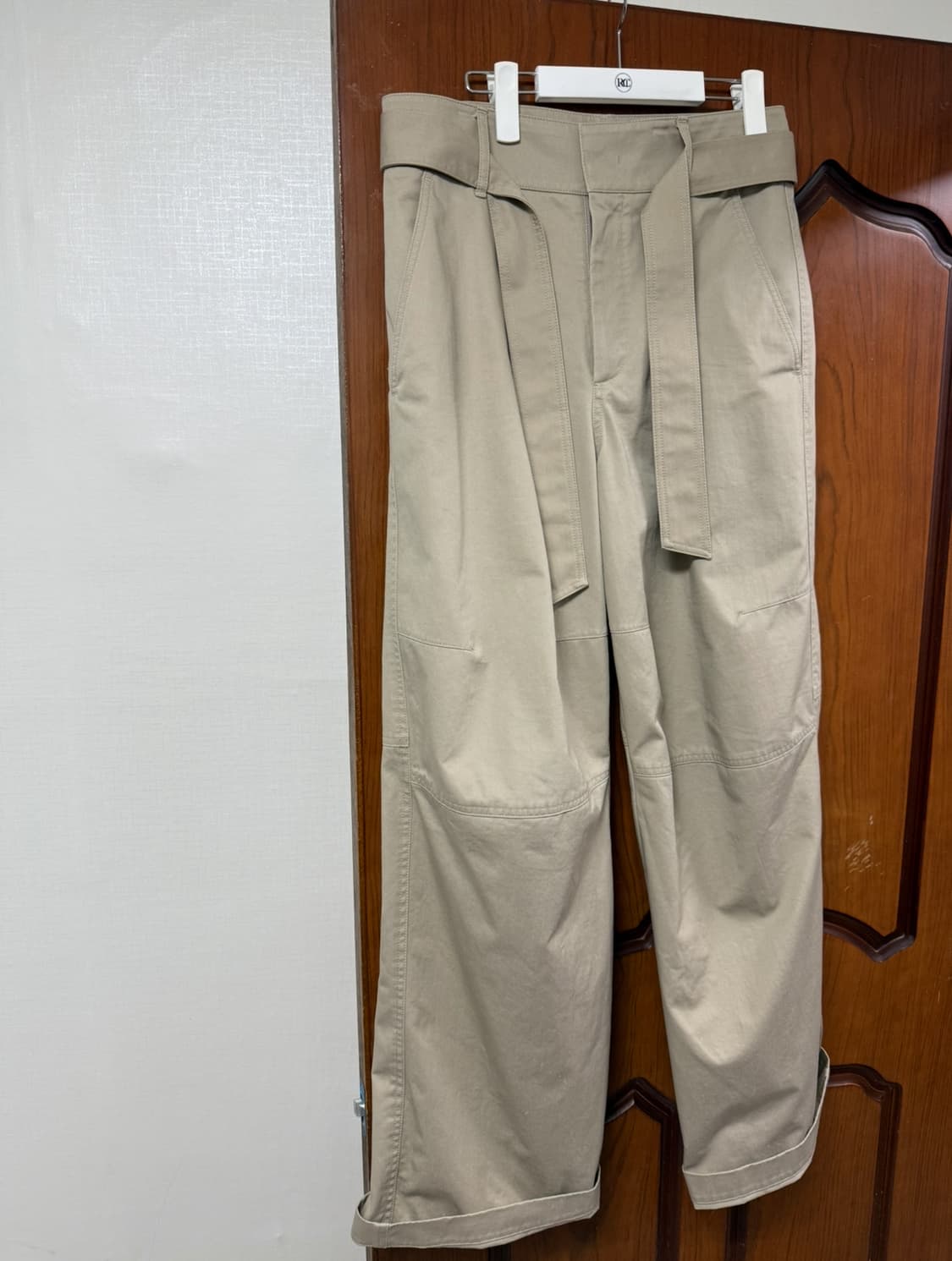 24ss 렉토 그레이지 코튼 워커 팬츠 세피아그레이 상품이미지2