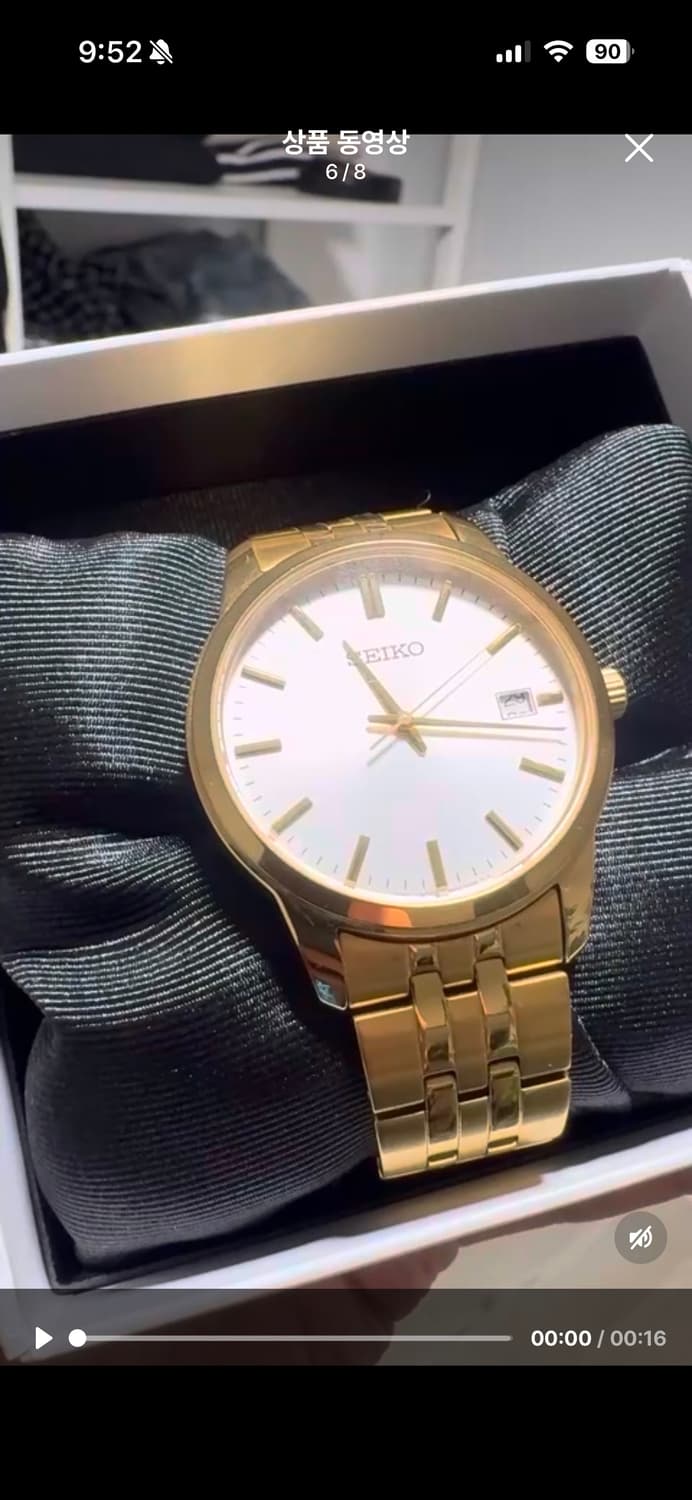 세이코 금장 SUR412P1 상품이미지3