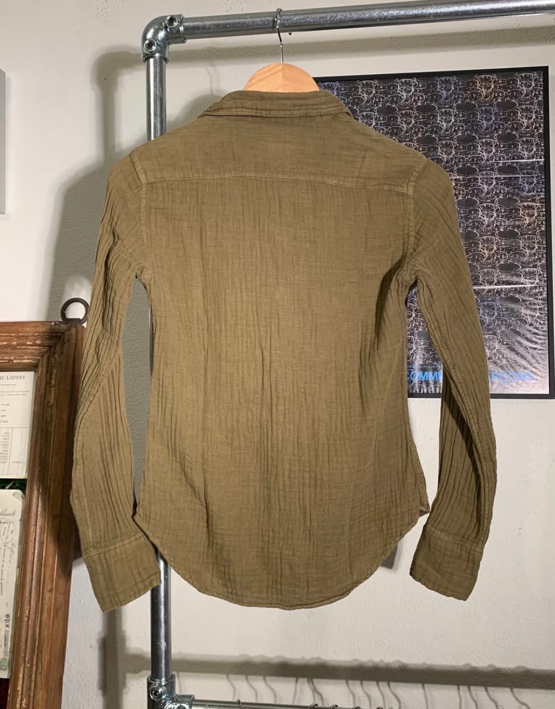 Rby 45Rpm 올리브 우드 버튼 셔츠 상품이미지2