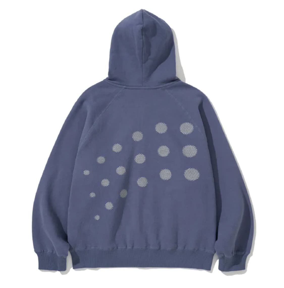 [새상품]테켓 Dot-Com Zip-Up Hoodie Dusty Blue 상품이미지2