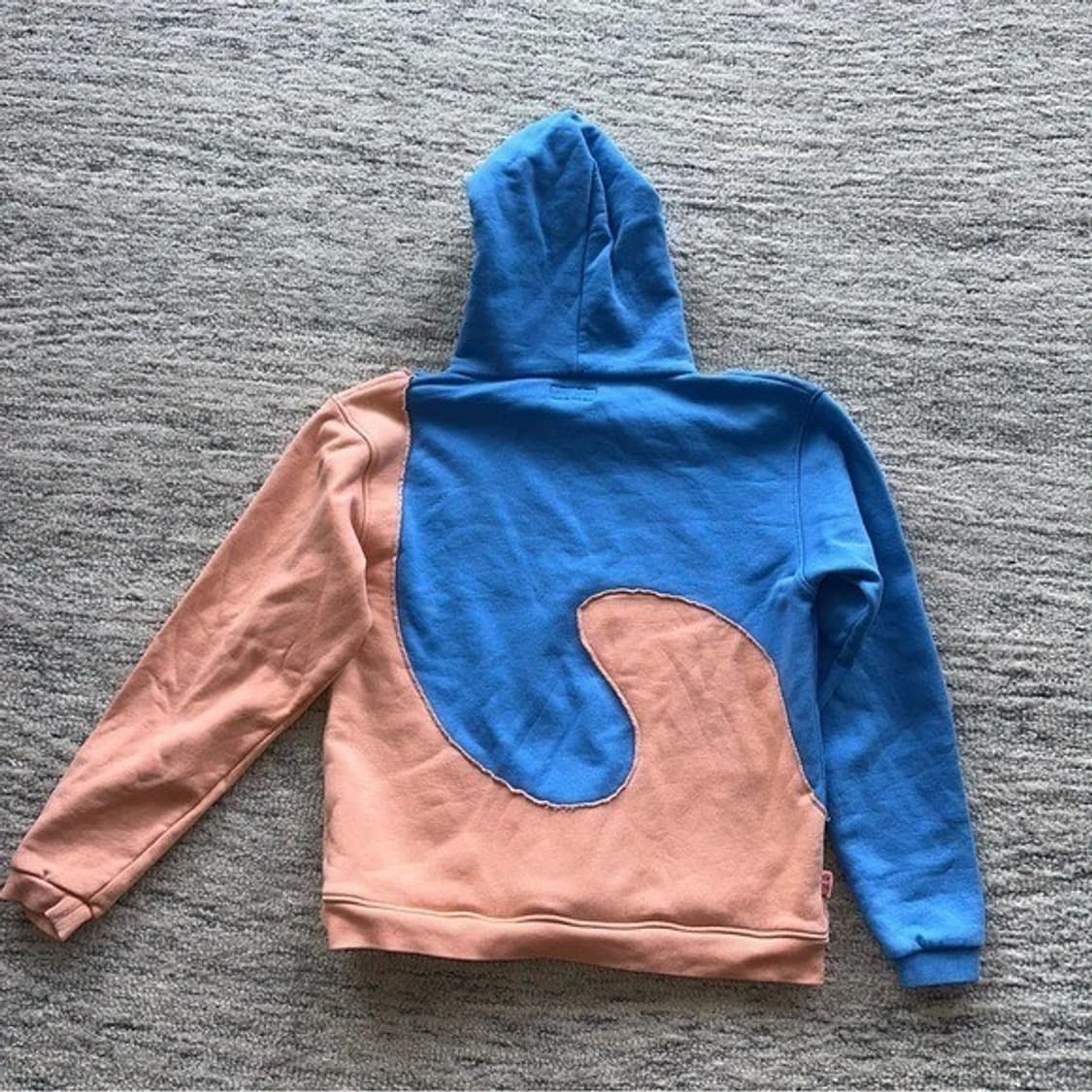 ERL 이알엘 스와이프 플리스 후디 블루 오렌지 상품이미지2