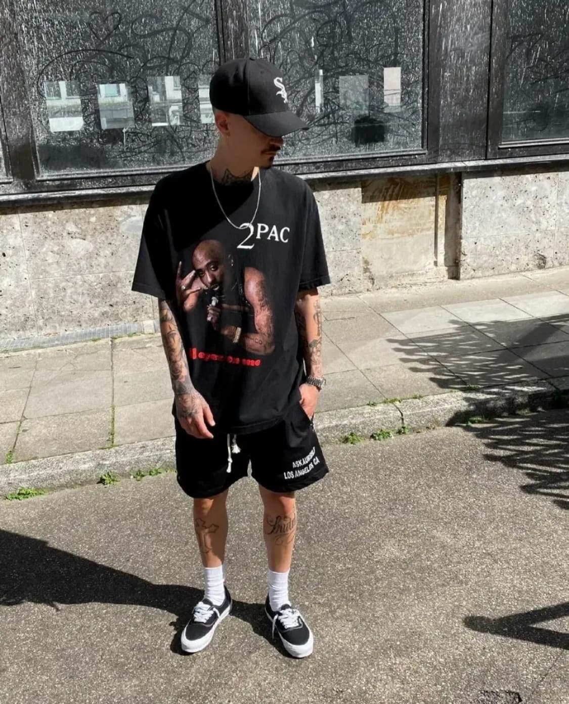 2PAC 투팍 올아이즈온미 부틀렉 랩티셔츠 상품이미지3