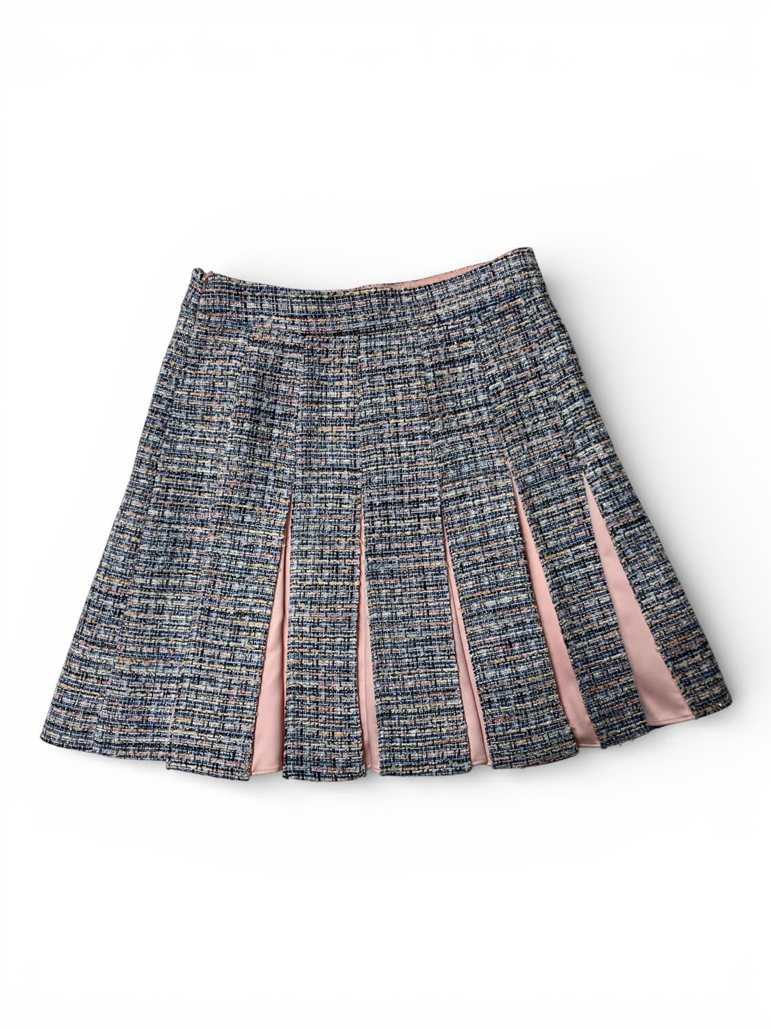 잇미샤 트위드 핑크 체크 셋업 S 상품이미지5