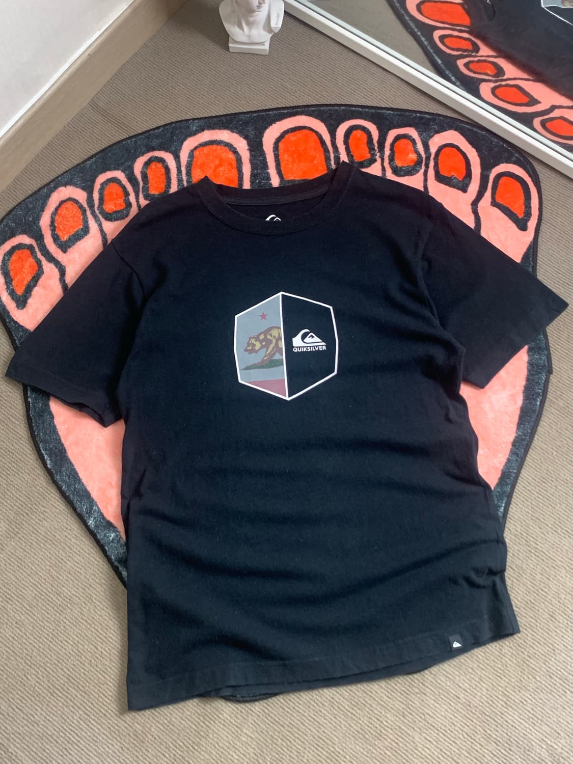 [S]QUIKSILVER 퀵실버 프린팅 반팔 상품이미지1