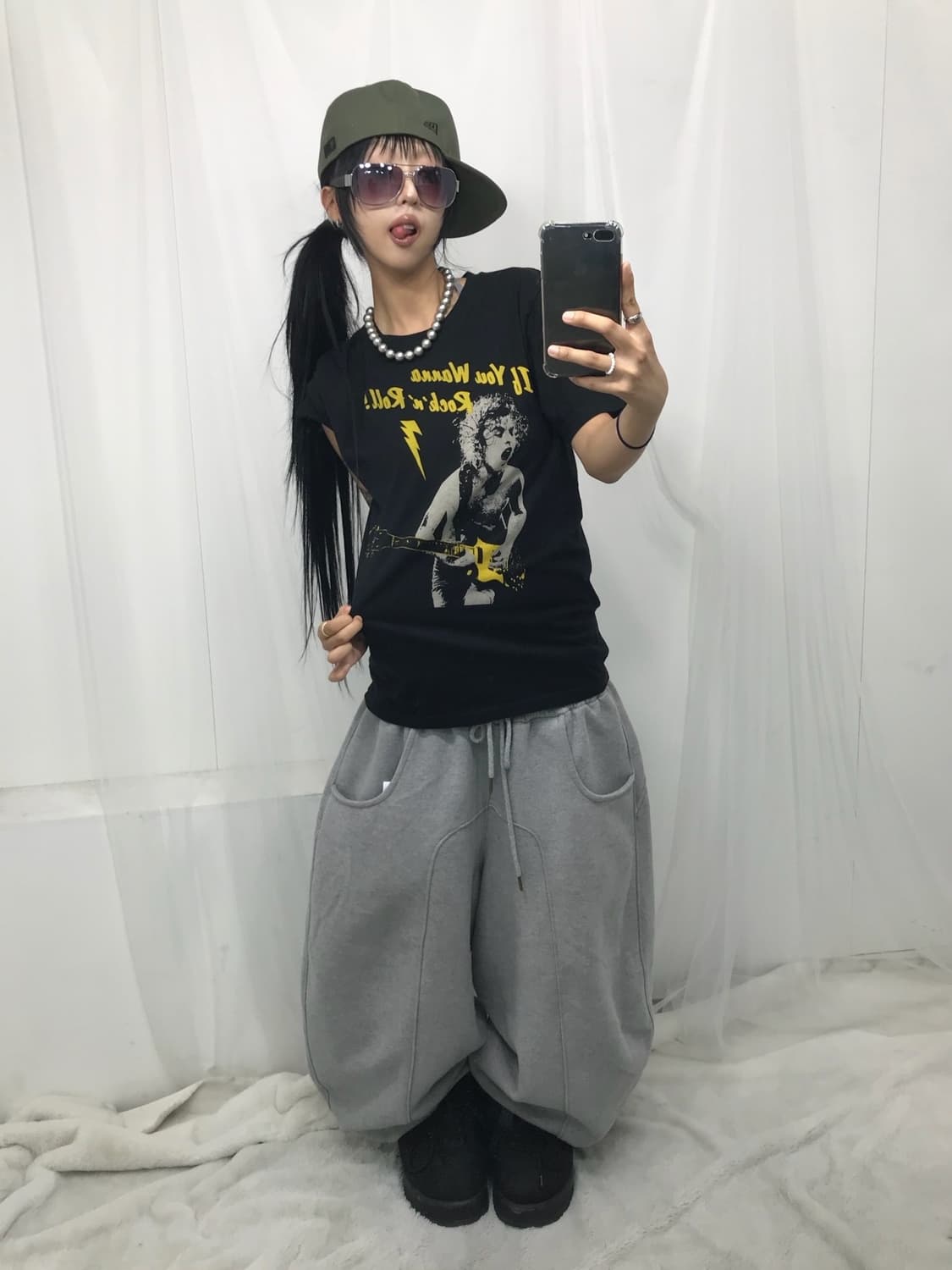 🎸 히스테릭글래머 X ACDC 콜라보 반팔 티셔츠 🎸 상품이미지6
