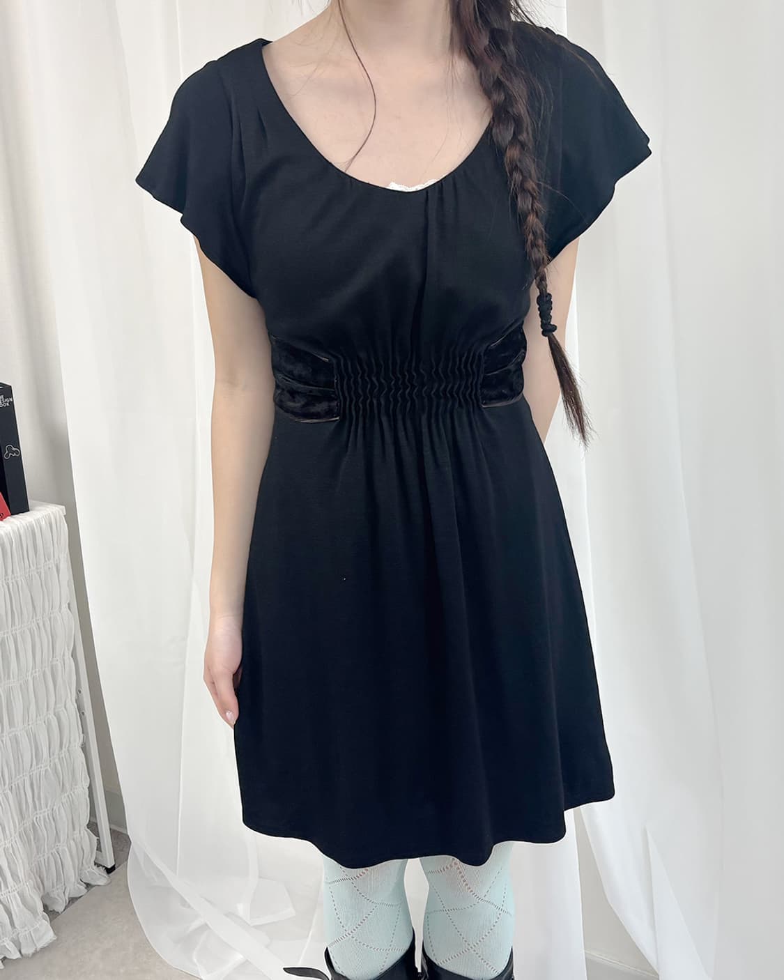 popori waist velvet deco point ops 상품이미지1