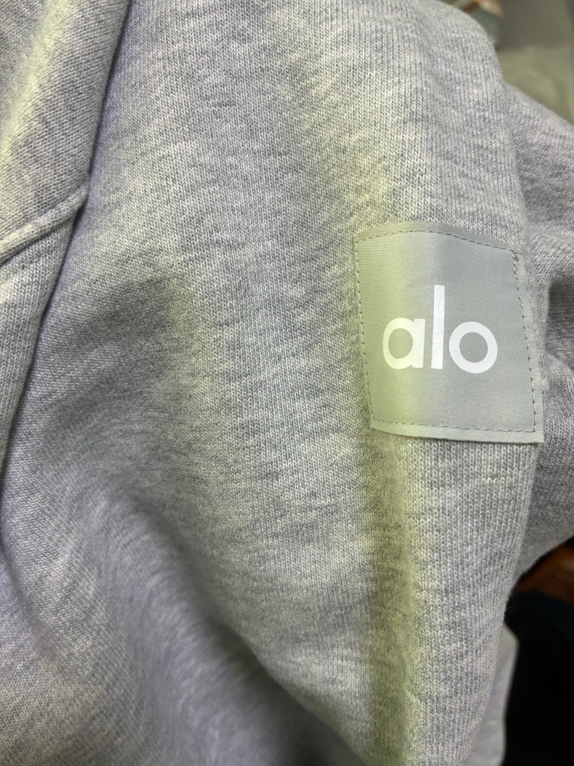 (새상품) 알로요가 리나운 풀집 후디 M 애슬레틱 헤더 그레이 상품이미지4