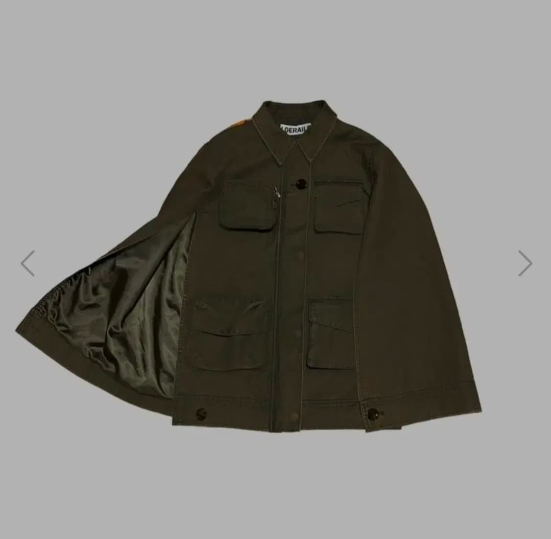 (새상품) 로레일즈 24safari cape 자켓 Free 상품이미지6