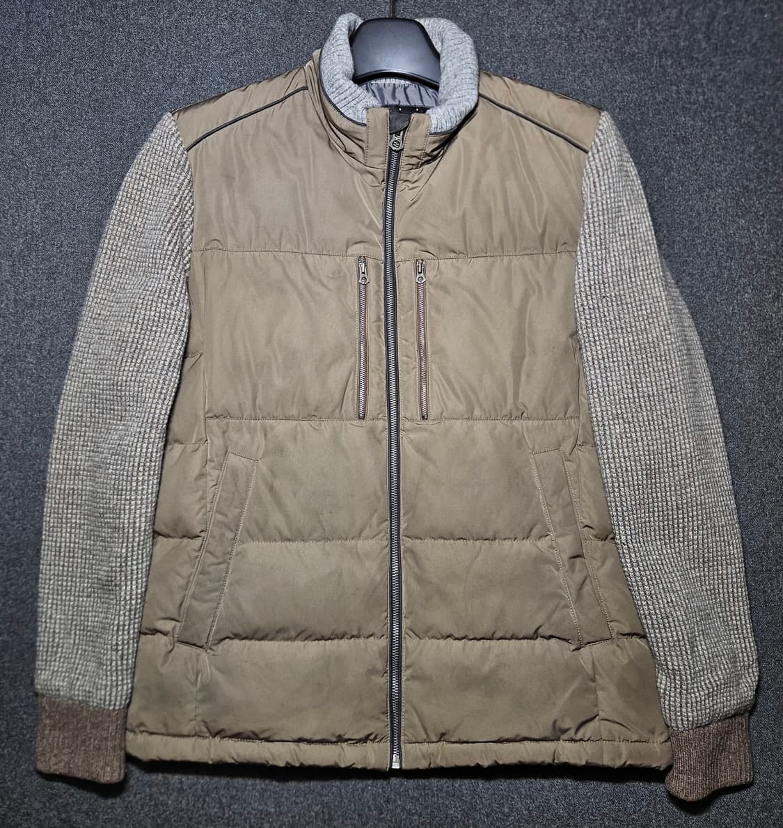 SPASSO 남성 구스 니트 패딩 100 상품이미지1