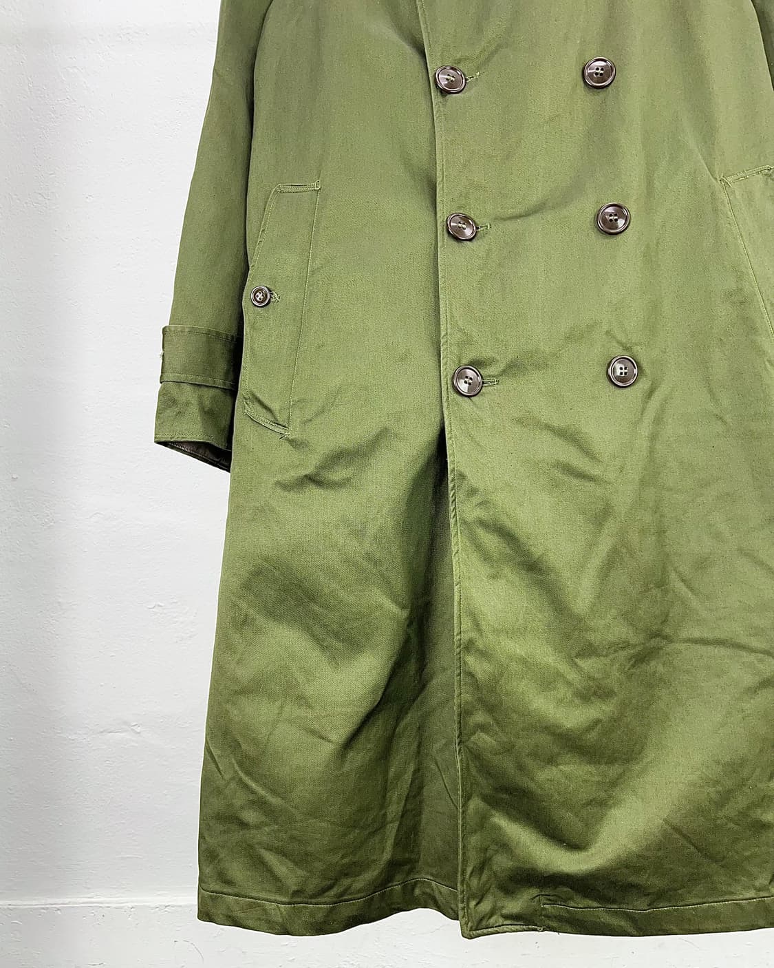 U.S.ARMY M-1950A 오리지널 카키 울 오버 코트 상품이미지4