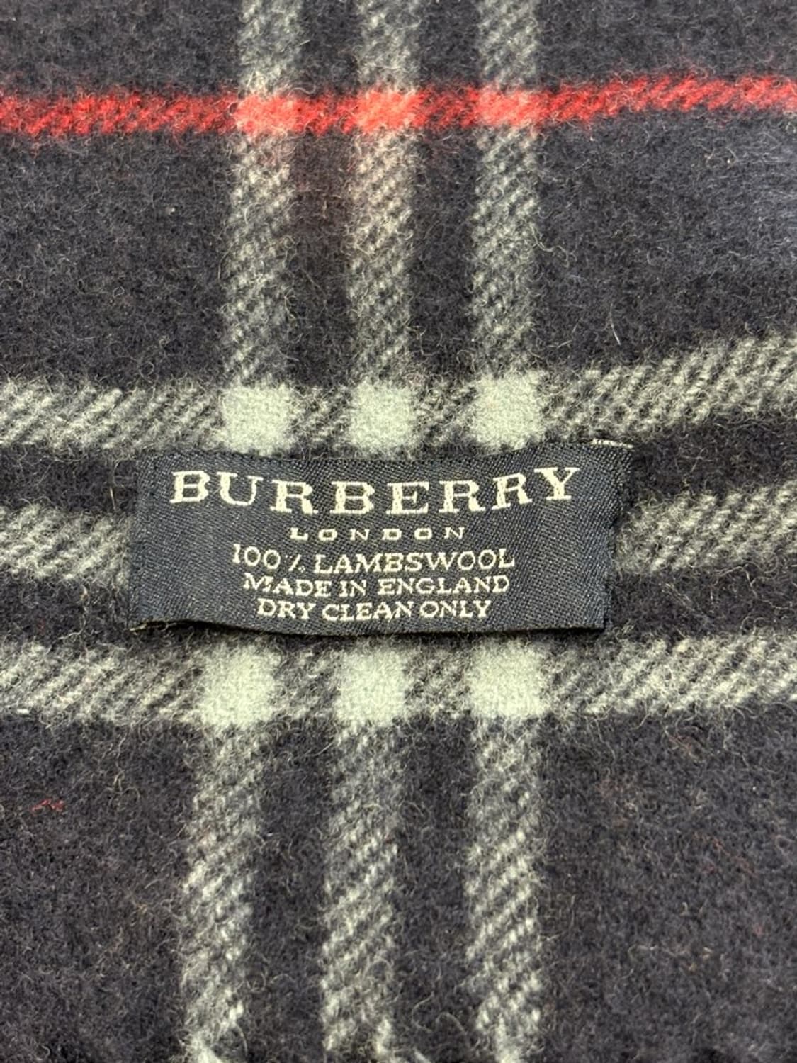 버버리 램스울 100% 네이비 머플러(롱) 목도리 정품 상품이미지3