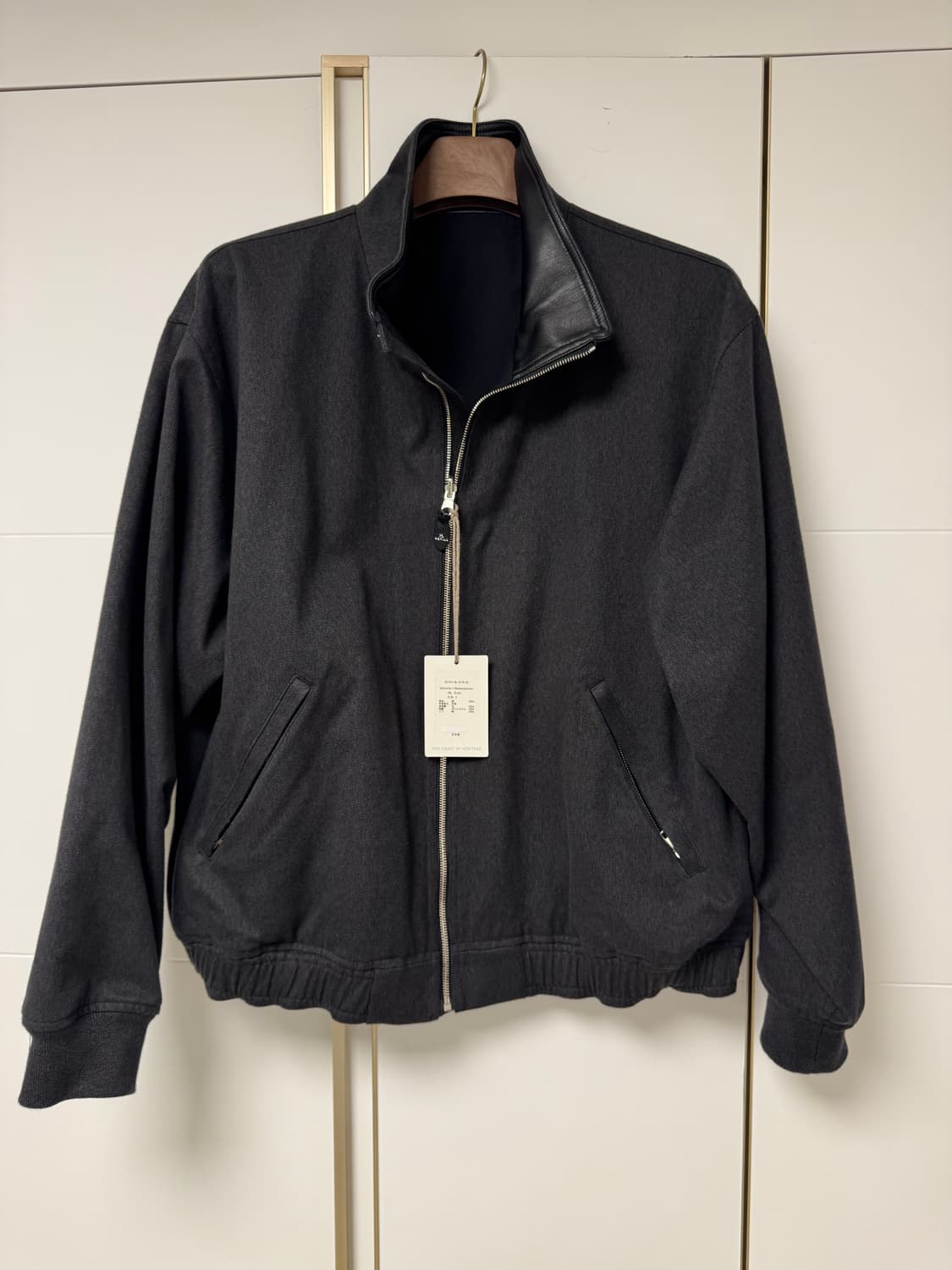 25AW 헤릴 위켄드 자켓 코튼트윌 블랙 3 새제품 상품이미지4