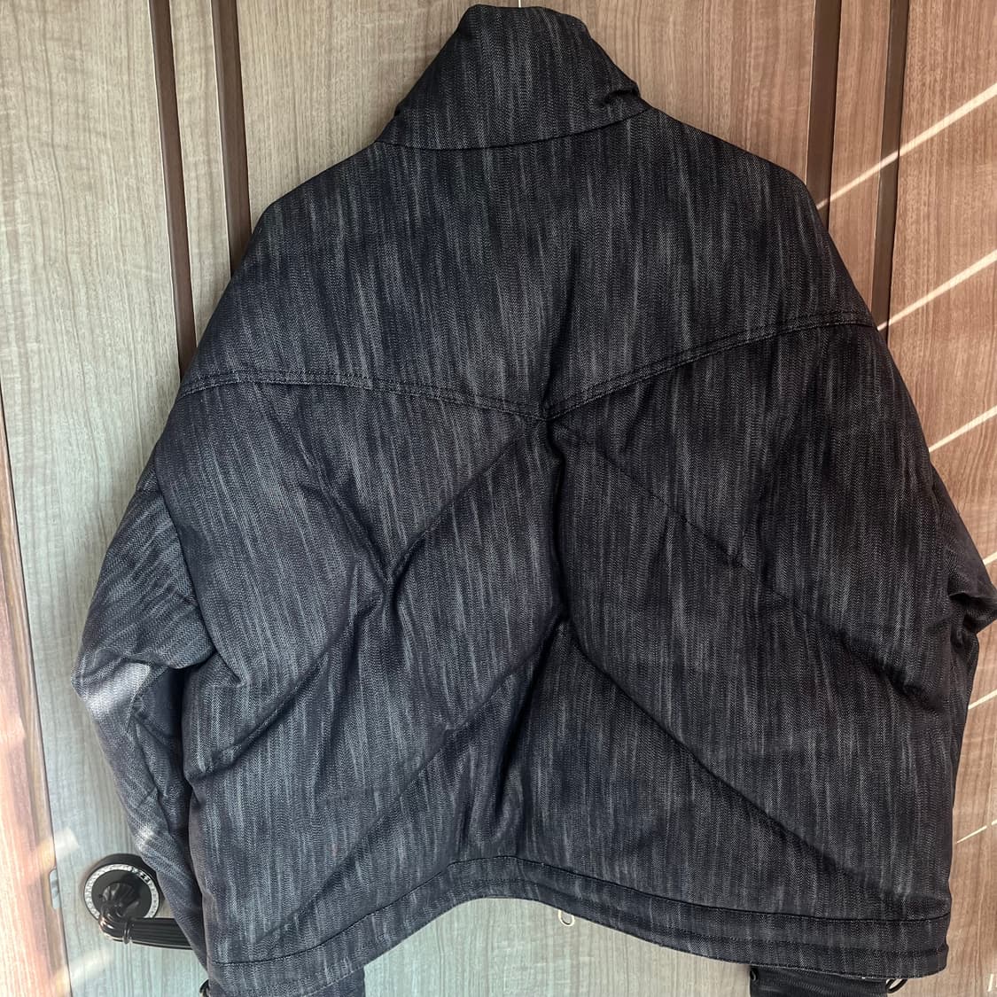 [새상품] 조우 CHOWOO 데님 다운 자켓 패딩 w 상품이미지7