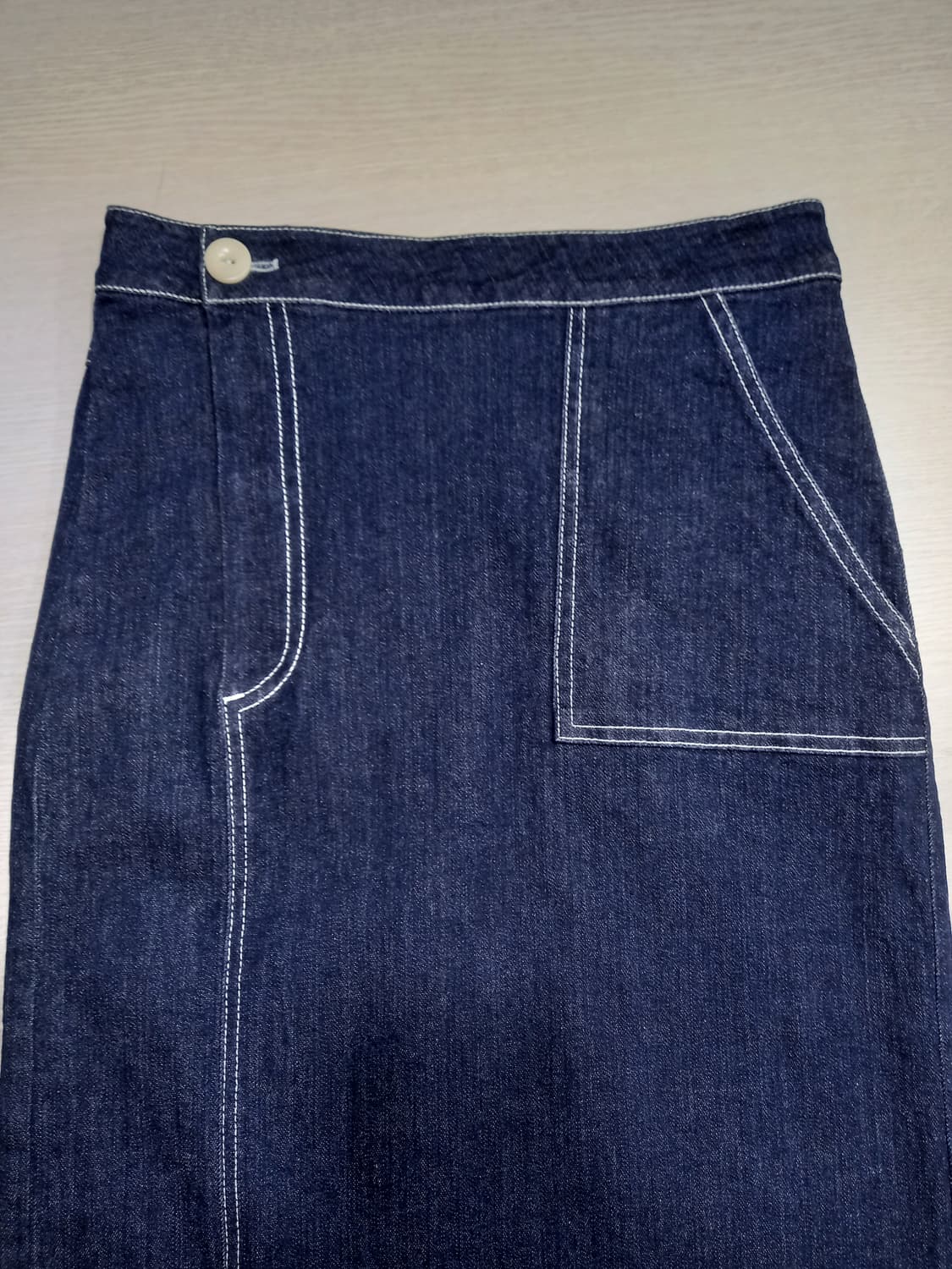 25 REFIND 902 Kor 스판 데님 미디스커트 25-296 상품이미지3