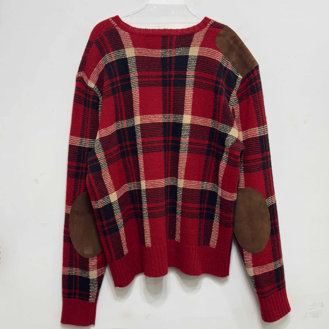 폴로 랄프로렌 가죽 패치 울 니트 상품이미지7