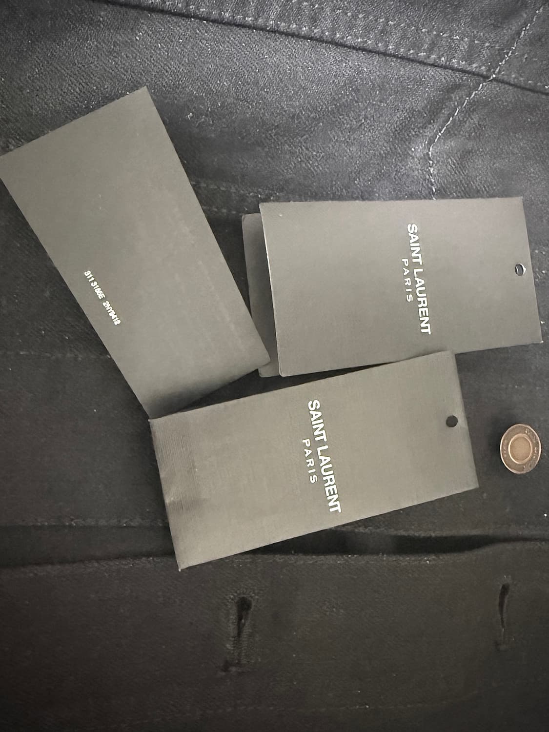 생로랑 블랙 워싱 데님 자켓 상품이미지9