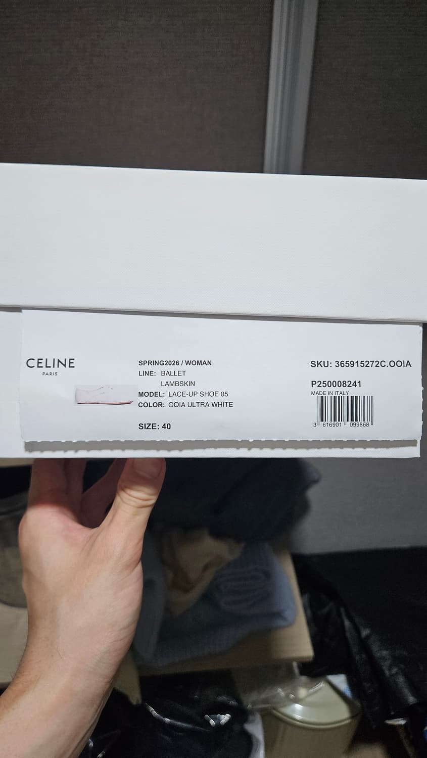CELINE 발레 레이스업슈 상품이미지3