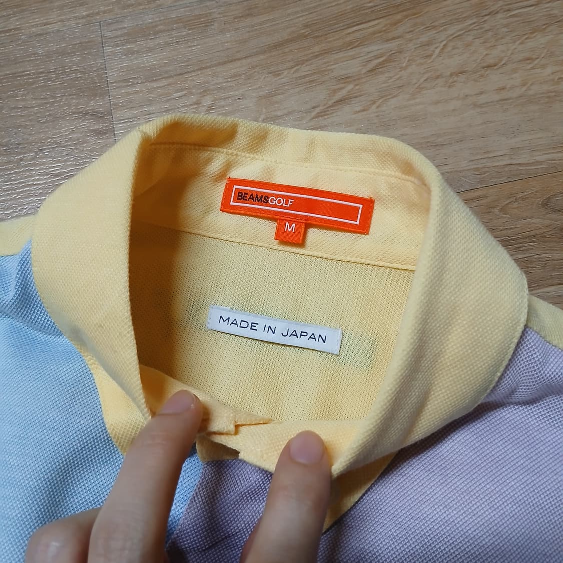 일본판 BEAMS 빔즈골프 반팔 PK 셔츠 카라티 상품이미지10