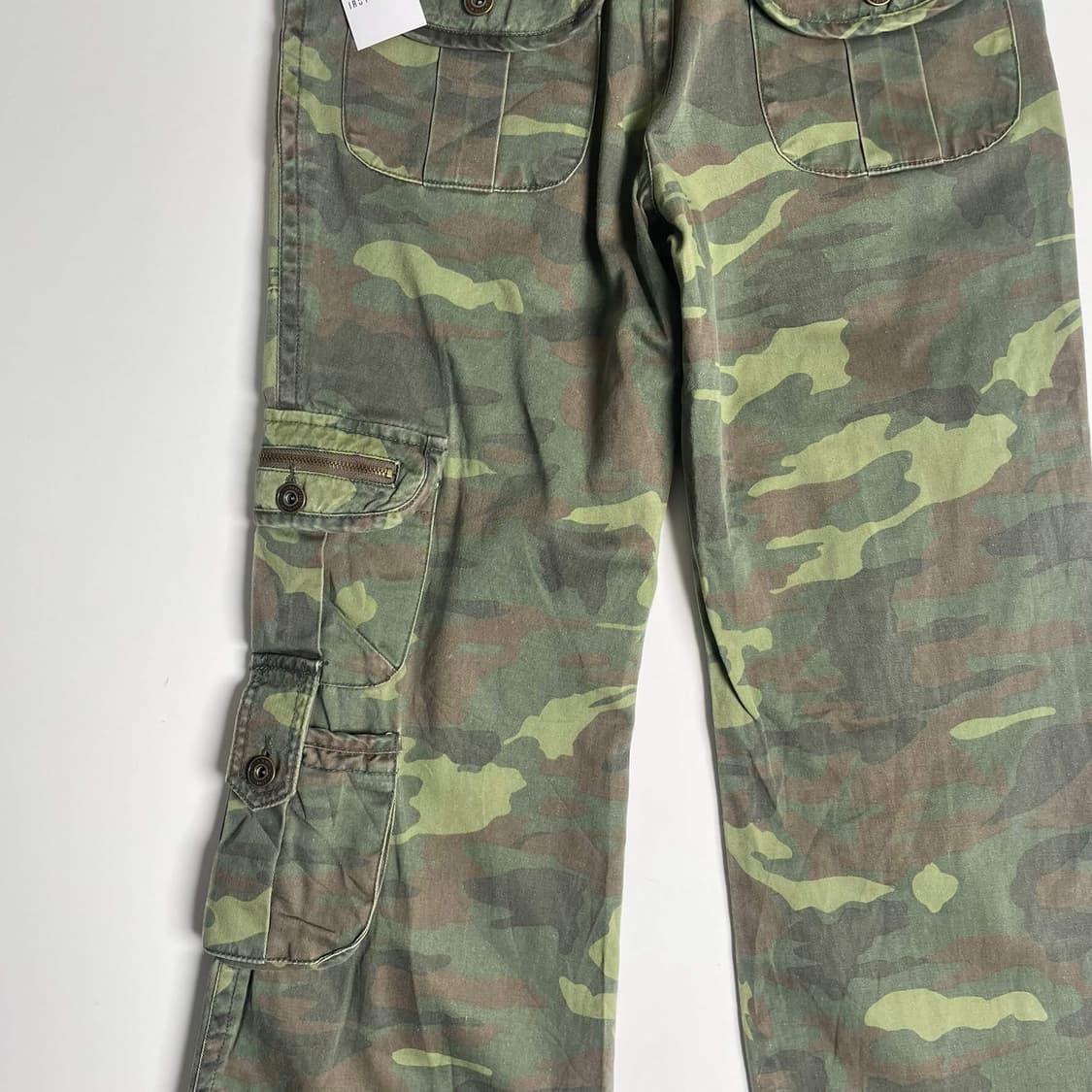 Hucom 카모 패턴 부츠컷 팬츠 상품이미지7