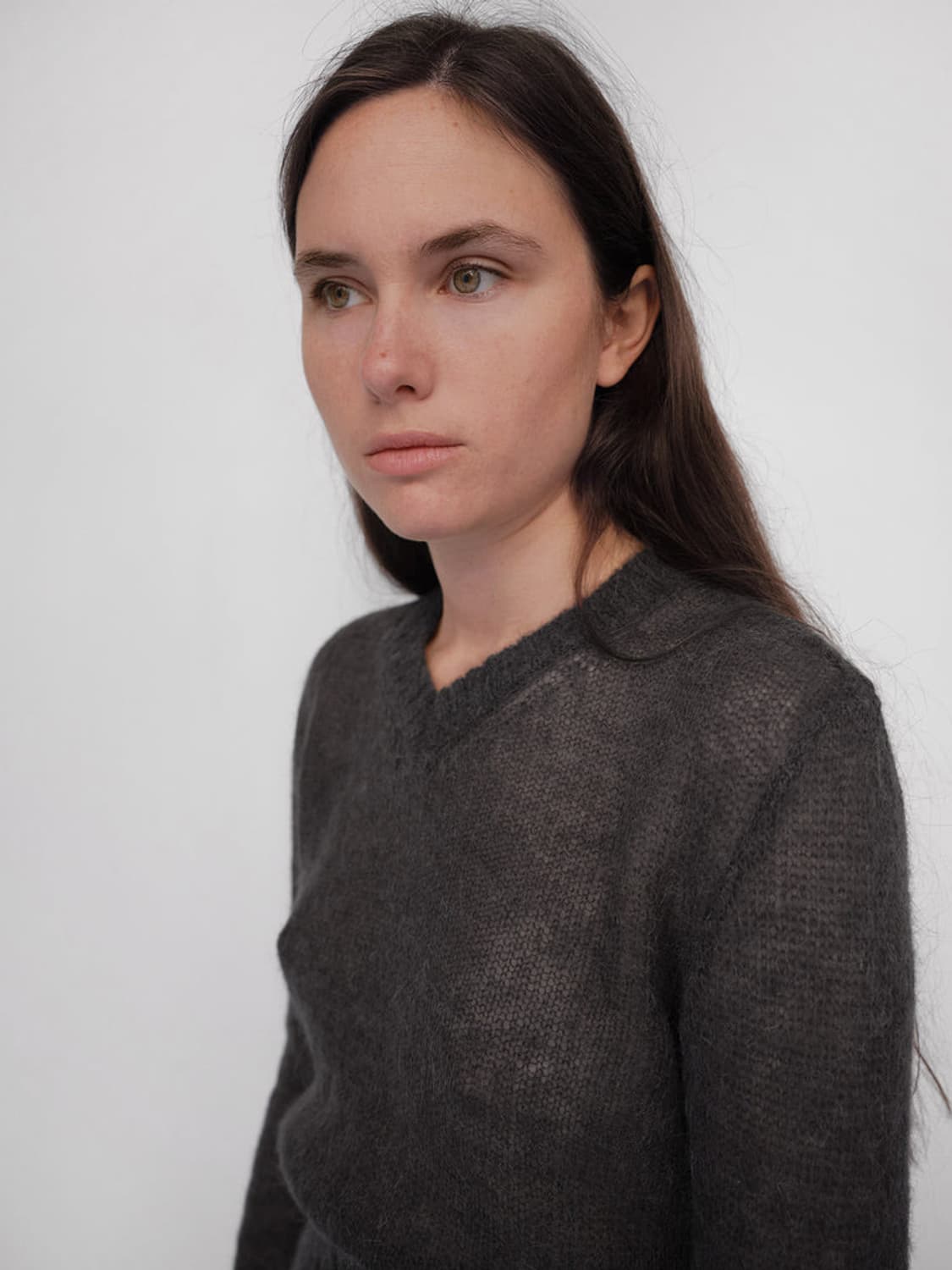 [M]기마구아스 Mum 모헤어 니트/다크 그레이 상품이미지5