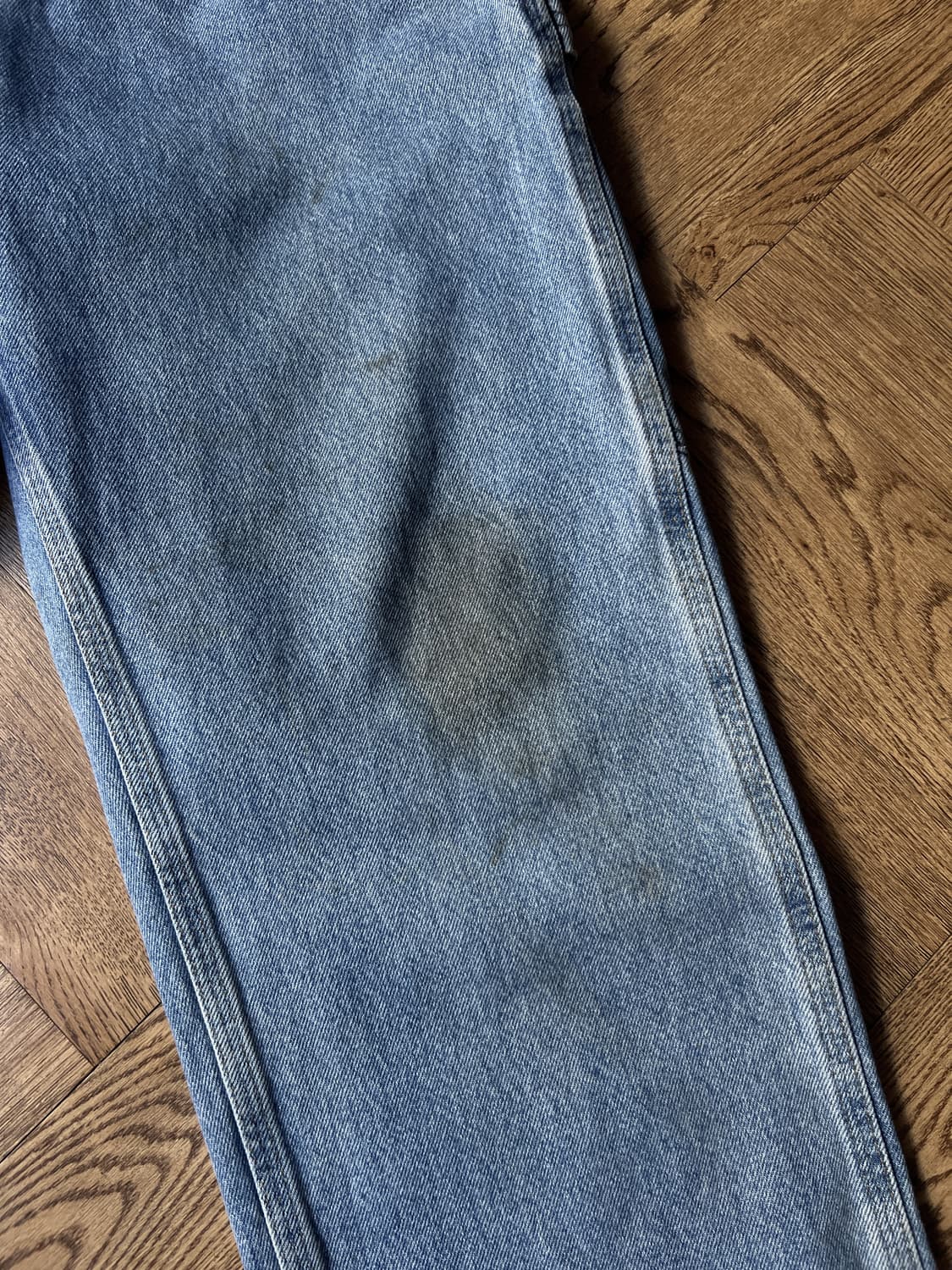 [32]칼하트 USA 더티워싱 싱글니 카펜터 워크 데님 팬츠 상품이미지5