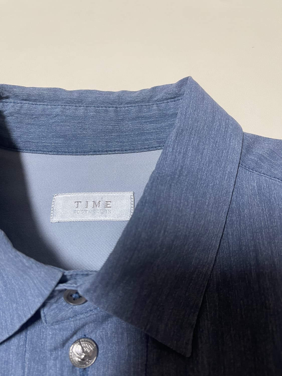타임 옴므 샴브레이 셔츠 110 상품이미지4