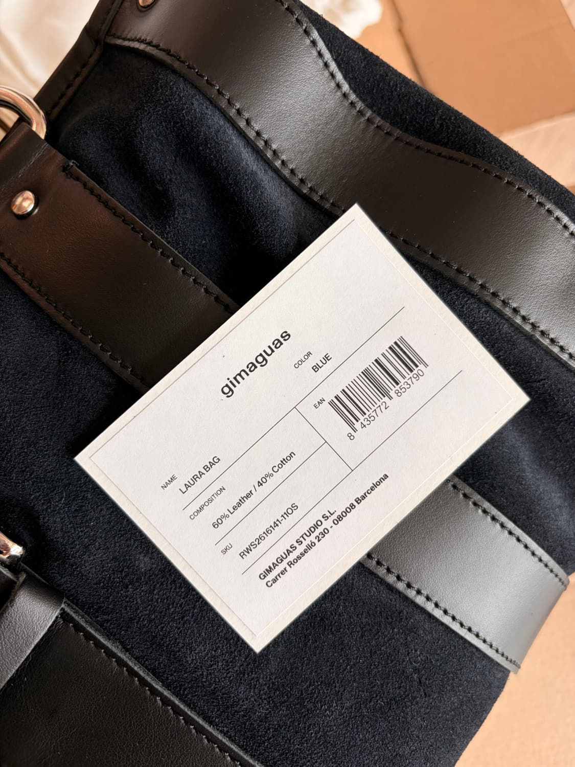 기마구아스 로라 백 네이비 gimaguas laura bag 상품이미지6