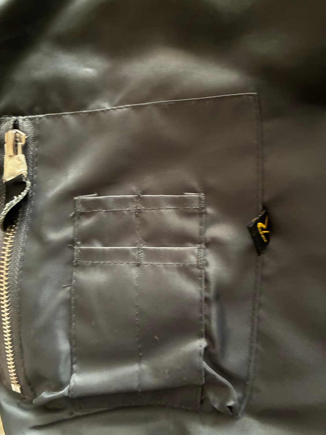 로스코 ma-1 항공점퍼 그레이 색상(실물은 세이지그린에 가까움) 상품이미지4