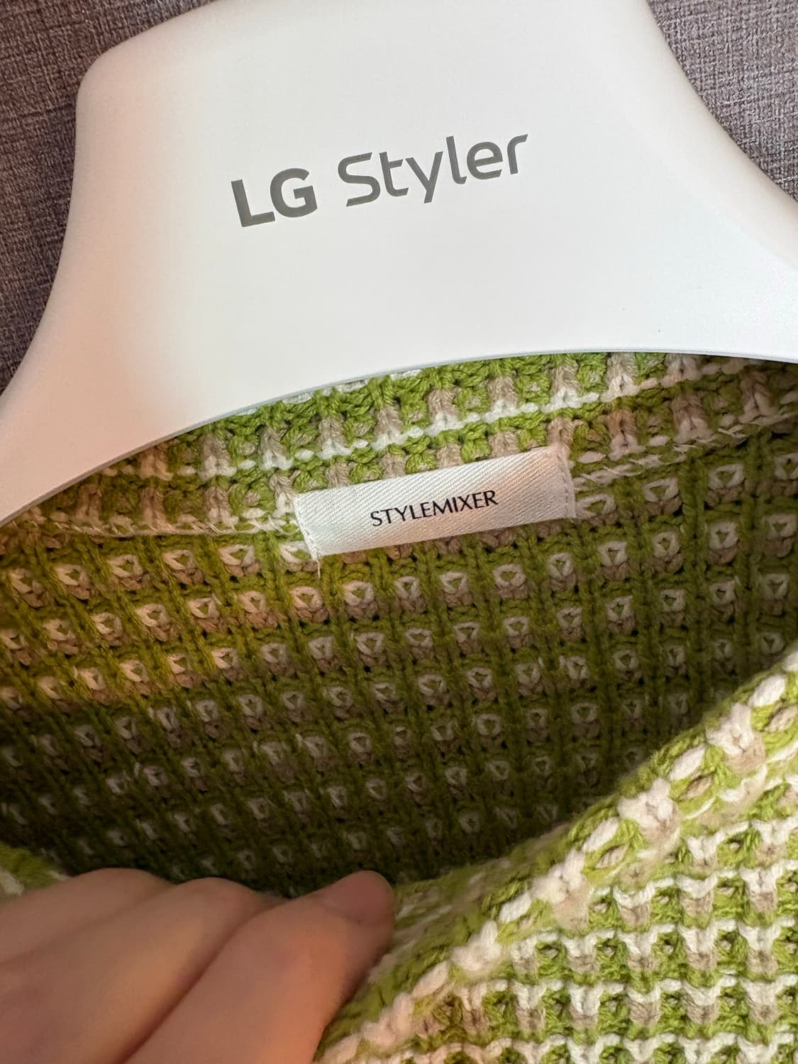 STYLEMIXER 연두색 니트 FREE JAPAN 상품이미지2