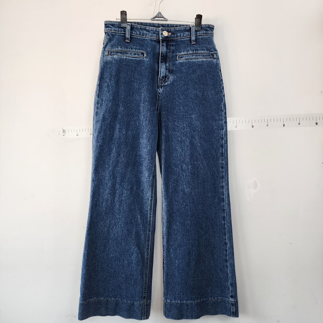 RONIEL 청색 데님 와이드 팬츠 상품이미지1