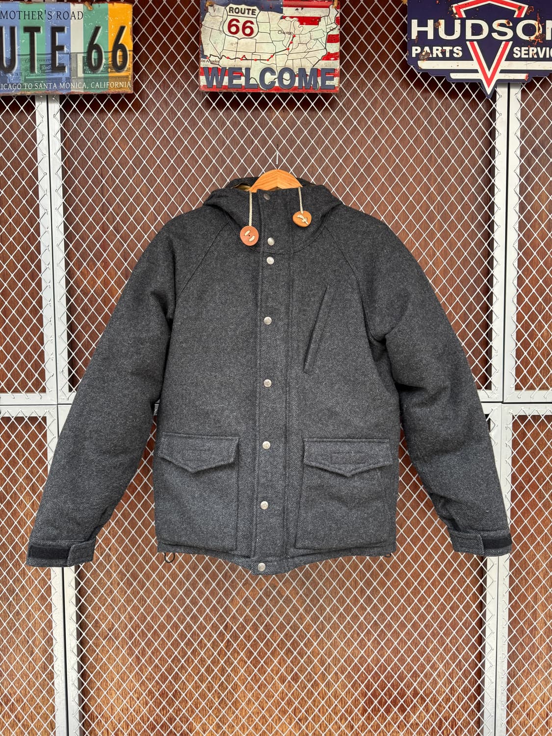 마운트 레이니어 디자인 트위드 다운 자켓 패딩 L 상품이미지1